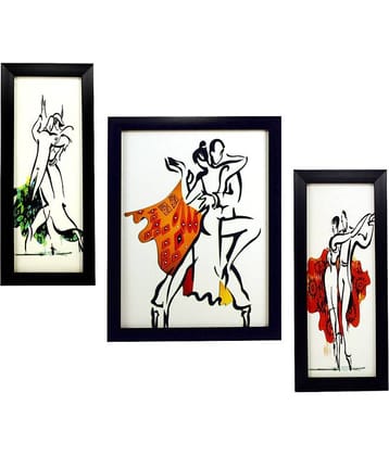 Indianara Synthetic Painting With Frame