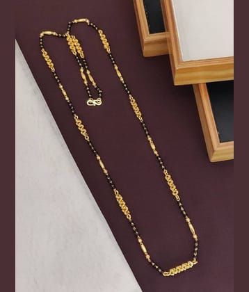 Shivay Fashion Golden Mangalsutra ( Pack of 1 )