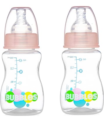 Bubbles 125 Pink Feeding Bottle ( Pack of 2 )