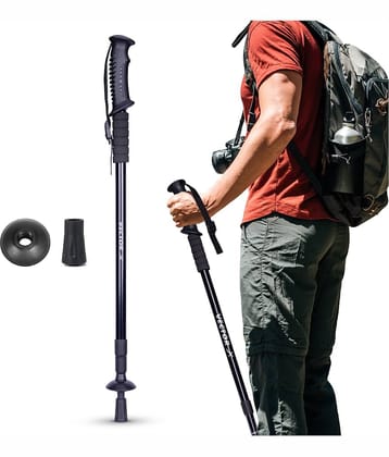 Vector X Trekking Poles Shock Absorbing Adjustable Hiking or Walking Sticks with Accessories and Carry Bag (Without Light)