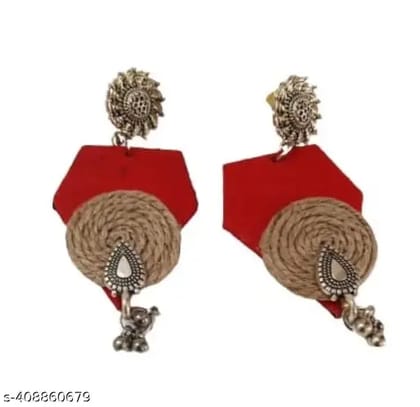 Traditional Fabric Earring for women and girls Traditional Fabric Earring for women and girls
