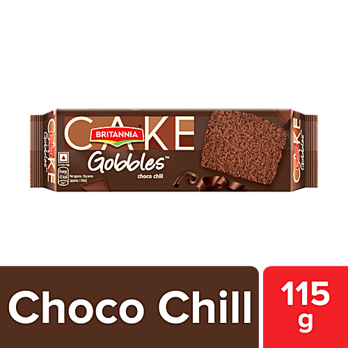 Britannia Gobbles Choco Chill Cake, 115 g, 2x115 g Multipack