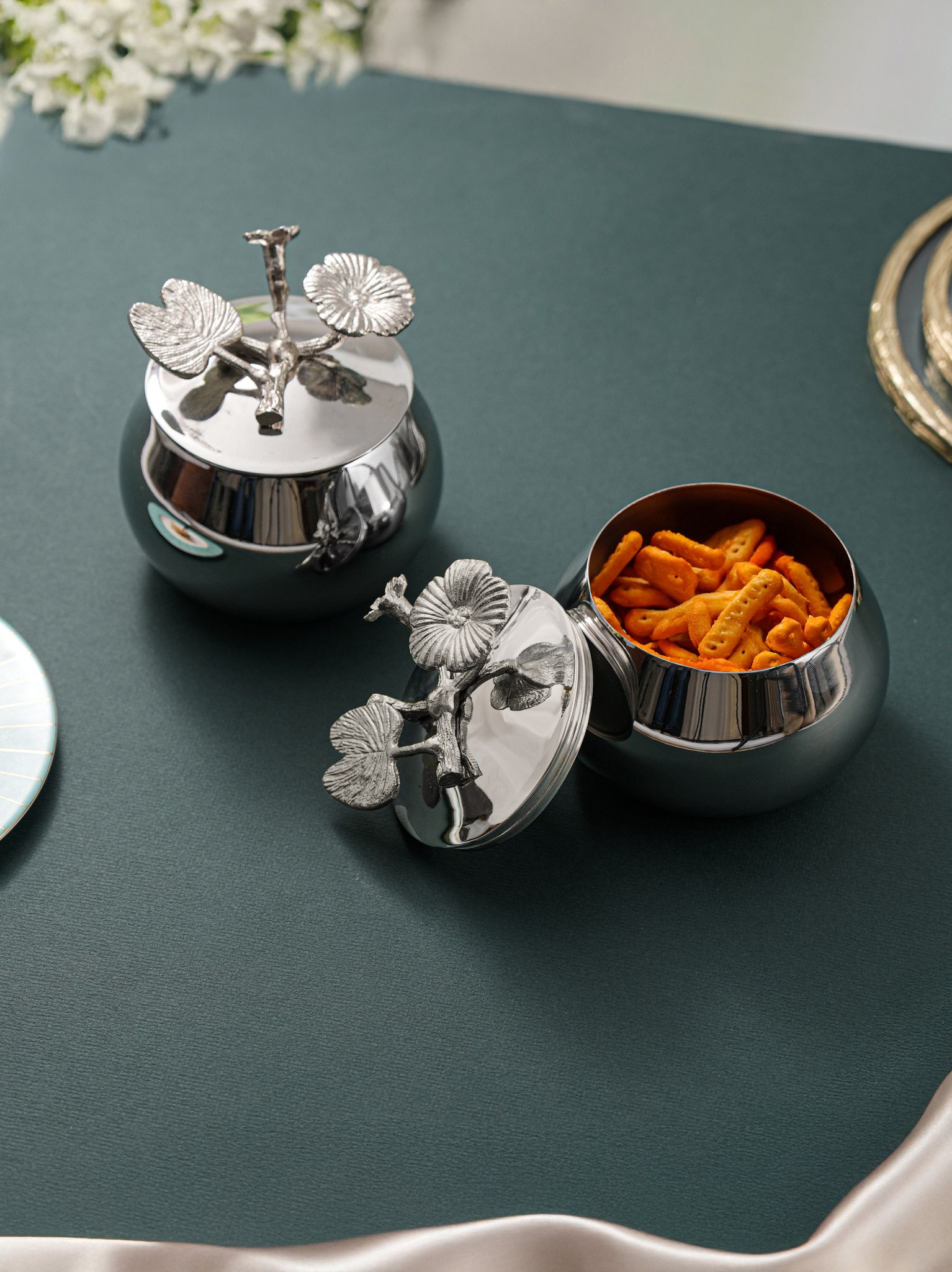 Aura Canisters - (Pack of 2)-Silver