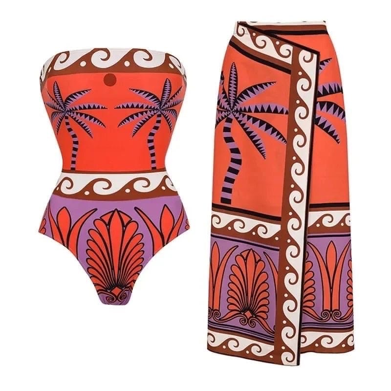 Marinara tropical swimsuit-XS