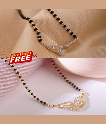 MGSV Golden Mangalsutra Set ( Pack of 2 )