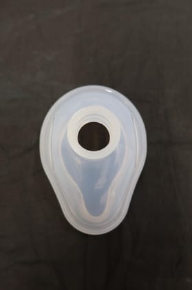 FAIRBIZPS Silicone Face Mask  Size 4 (Adult) | Soft, Medical-Grade Anaesthesia Mask | Reusable & Autoclavable | Comfortable Fit with Airtight Seal