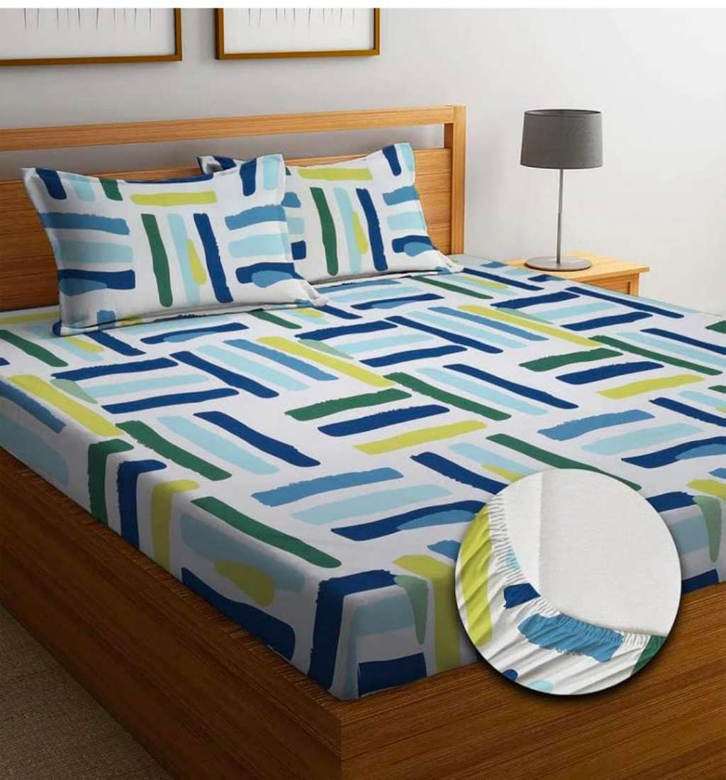 Homdazal Microfibre  Abstract Queen Size Multi Color - Multi, Size - Queen