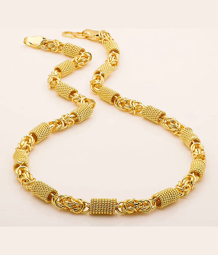 FASHION FRILL Gold Plated Brass Chain ( Pack of 1 )