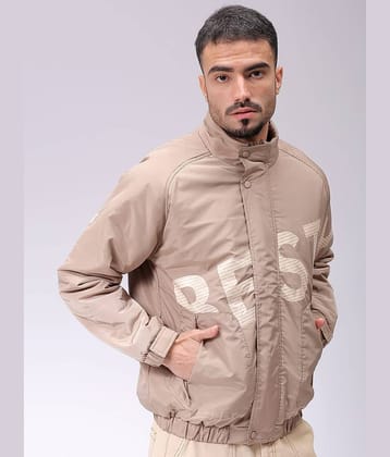 The Indian Garage Co Men Lightweight Puffer Jacket with Embroidered