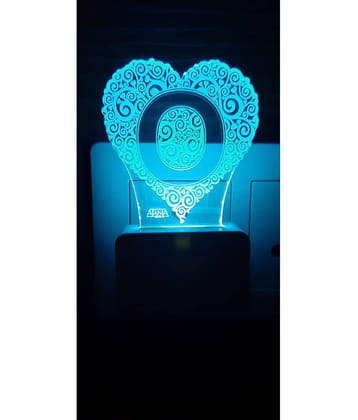 SUPER AJANTA - Multicolor Night Lamp ( Pack of 1 )