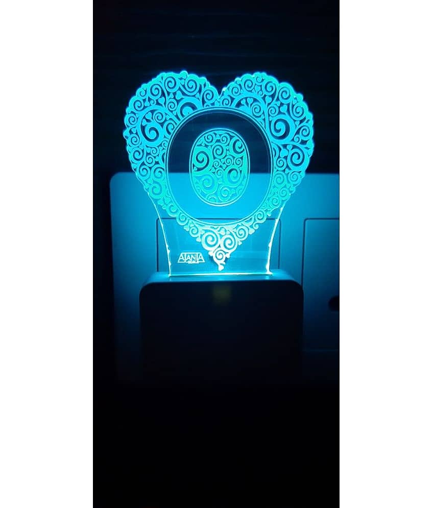 SUPER AJANTA - Multicolor Night Lamp ( Pack of 1 )