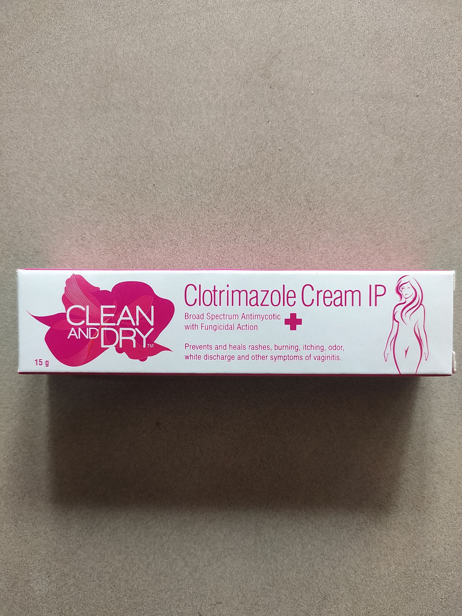 Clean And dry Clotrimazole cream ip Broad spectrum antimycotic With fungicidal action Prevents and heals rashes, burning, itching, odor, 