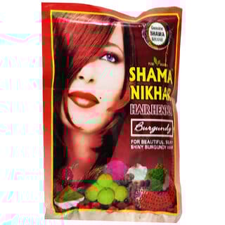 Shama Nikhar Henna Burgundy Colour Hair - 50gm