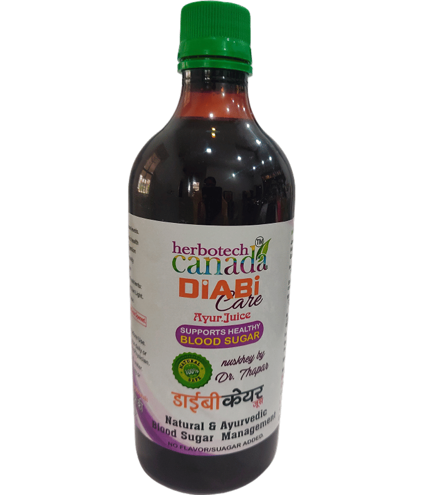 Herbotech Canada DIABETES CONTROL WITH 11 HERBS JUICE DIABITCARE SAFE & EFFECTIVE I NO ADDED SUGAR