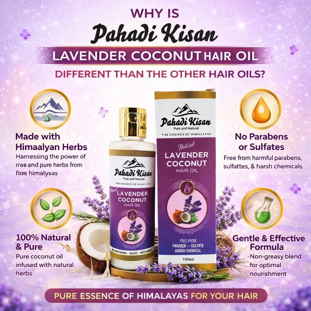 Lavender Coconut Hair Oil 100ml
