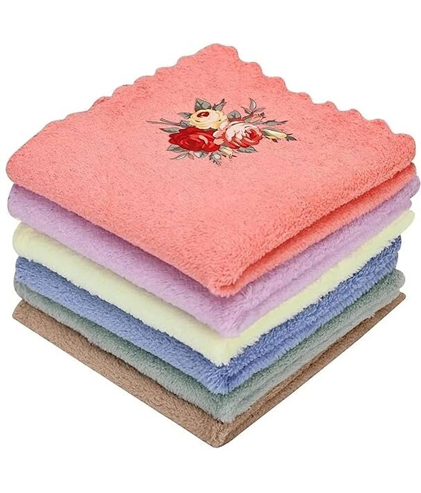 WOMEN'S COTTON HANDKERCHIEF (PACK OF 06)