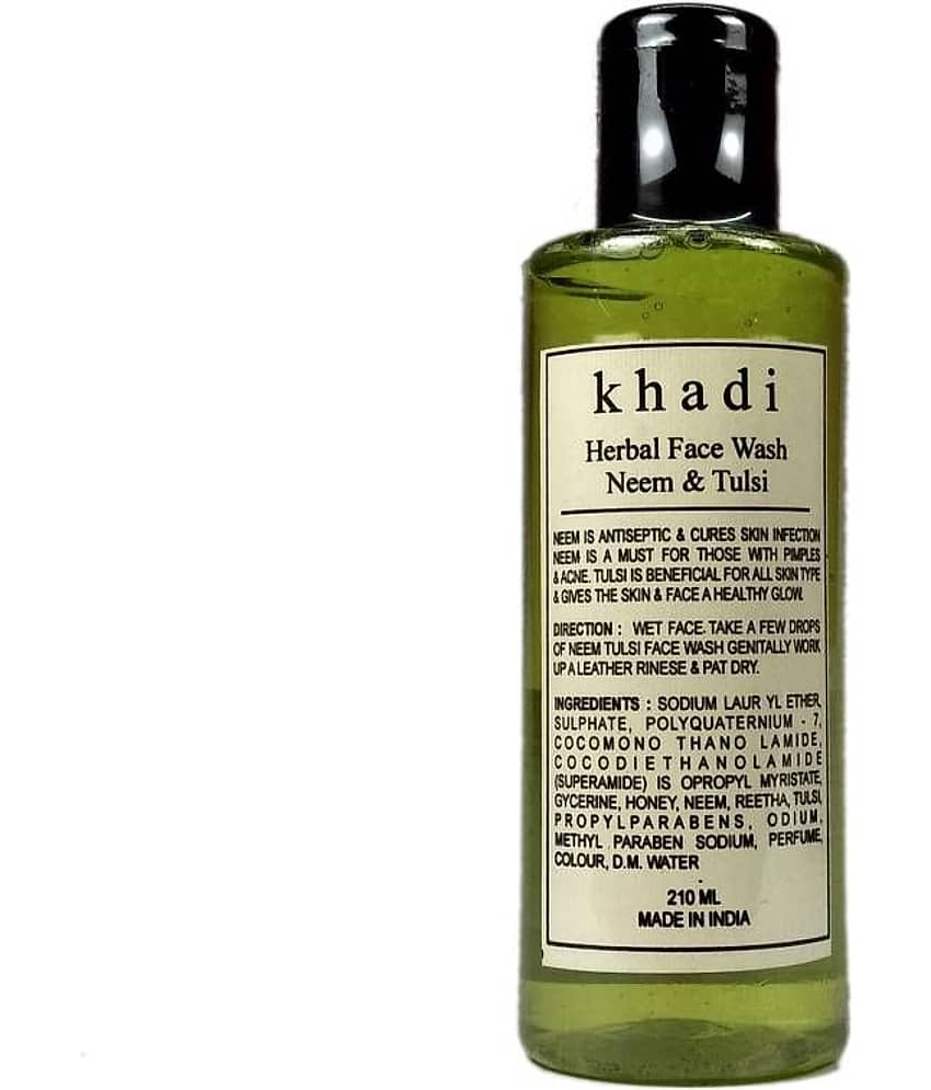 Khadi Herbal Neem Tulsi Face Wash 210 ml