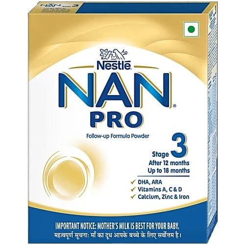 Nestle Nan Pro Stage 3 Follow-Up Formula Milk Powder For 12-18 Months, 400 g