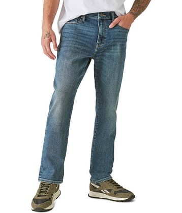 Stylefabs Regular Fit Clean Look Men's Jeans - Light Blue ( Pack of 1 )