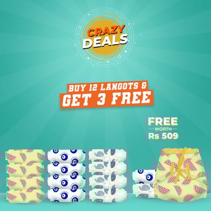 CRAZY DEAL - Buy 12 New Age Langot Get 3 Free-Small / 12