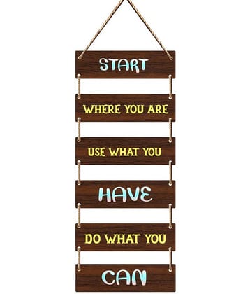 Saf Wood Wall Sculpture Multi - Pack of 1