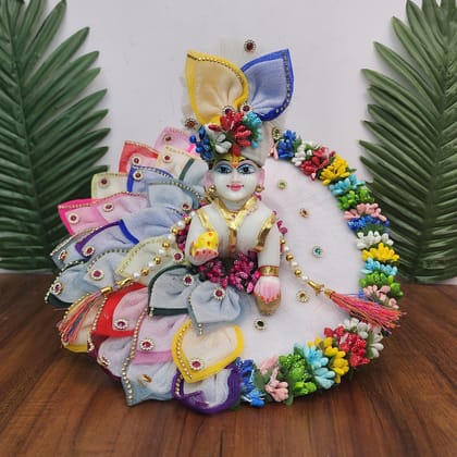 Janmashtami special multicolor heavy dress for laddu gopal ji-0