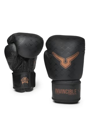 Invincible Special Edition Muay Thai Pro Boxing Gloves-Black / 10OZ