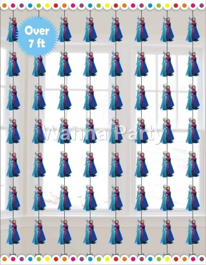 Frozen String Decoration 7FT - 6PC