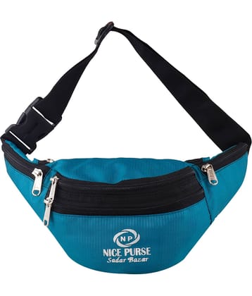 Nice Purse Polyester Green Waist Pouch