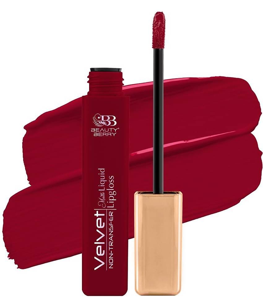 Beauty Berry Velvet Non Transfer Liquid Lipstick for Women 5ml, Date Night (Shade - 29)