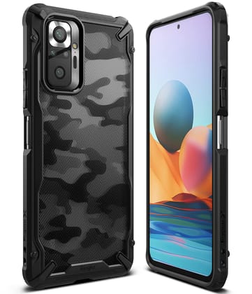 (Refurbished) Redmi Note 10 Pro/Redmi Note 10 Pro Max Back Cover Case | Fusion X - Black