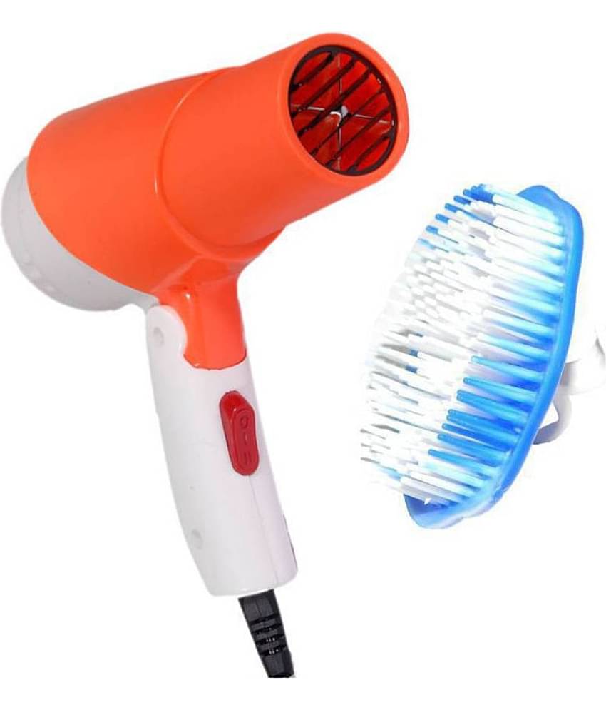 Lenon LE- 1280 Orange Hair Dryer ( Free MulticolourComb )