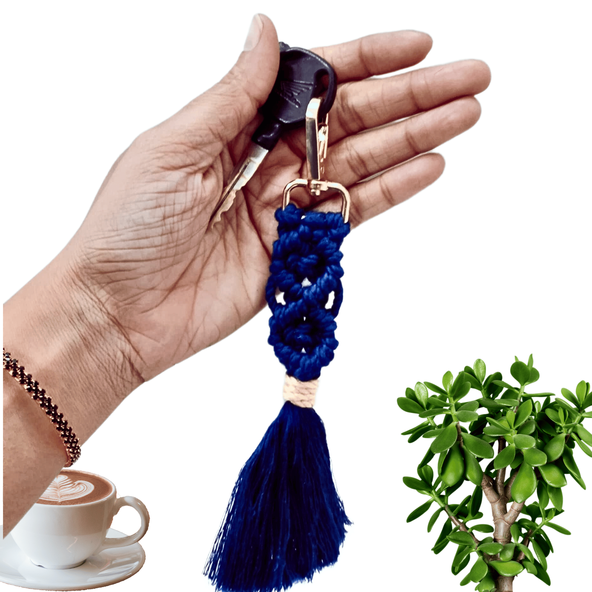 Tailored Knots Fish Tail Keychain FTKC04