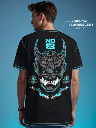 Kaiju No 8 Oversized T-Shirt-Black / S