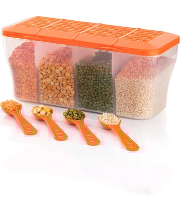 OFFYX - Grocery Container PET Orange Spice Container ( Set of 1 )