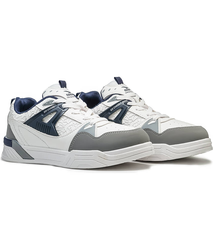 ASIAN CHICAGO-02 White Men's Sneakers