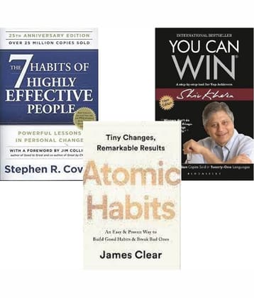 7 habits of highly effective people + Atomic Habits + You Can Win