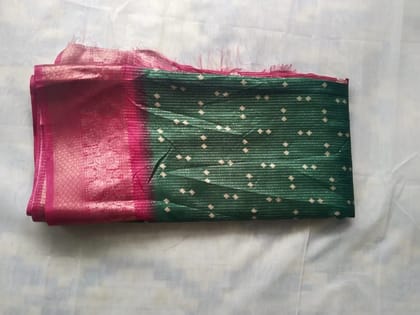 KEERTHANA TRENDS Raddo Silk Saree with Blouse