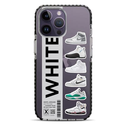 White Jordans iPhone 14 Pro Max Stride Phone Case-Stride