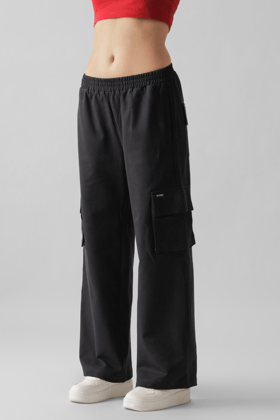 Bold Black- Cargo pants-XS