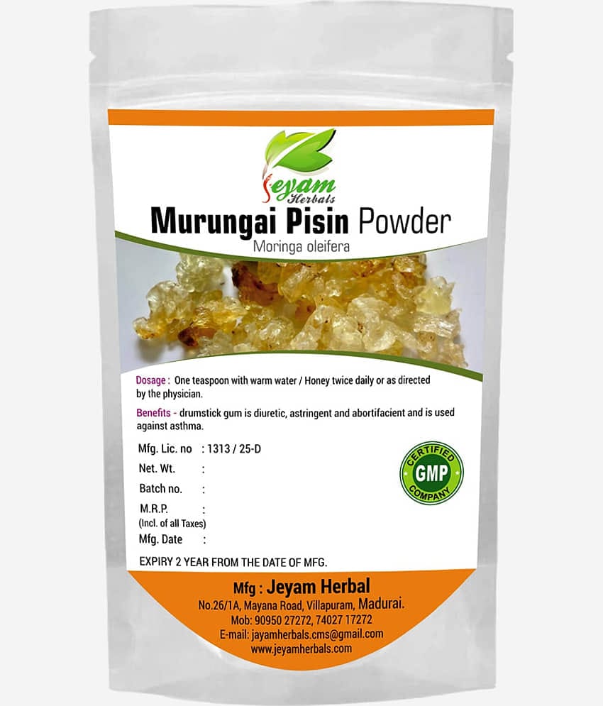 Jeyam Herbals Murungai Pisin Powder,Moringa Gum Powder Powder 100 Gm