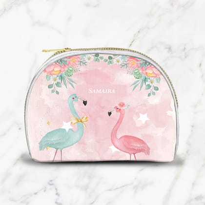 Flamingoland Kids Pouch-Pink Watercolor / Small