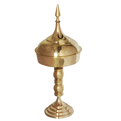 Brass Hurahi No.10 Ritual Brass Bowl | Religious Use, Height : 20.5 Inch (ZMAS226 L)