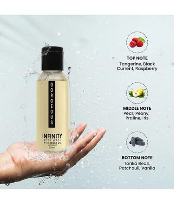 Infinity Bare EDP Perfume 100ml, Beaute Body Wash 50ml, Beaute Body Mist 35ml Pack of 3