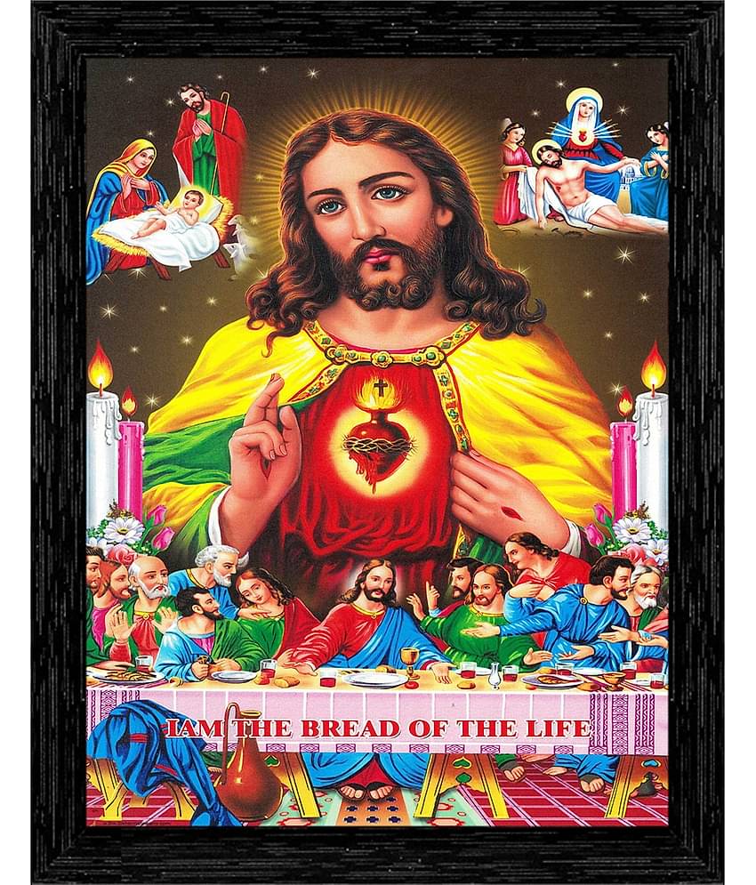 Indianara - Religious Painting With Frame