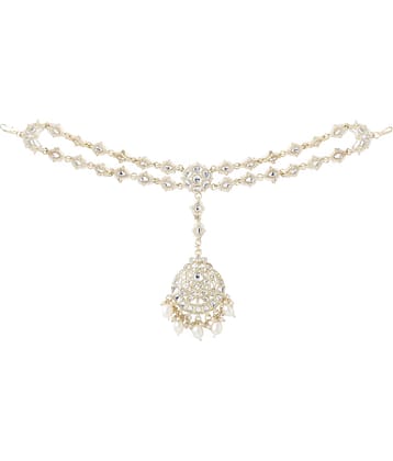 VIRAASI - Gold Maang Tikka ( Pack of 1 )