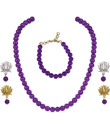 JFL - Jewellery For Less Green Contemporary/Fashion Necklace set Combo Princess