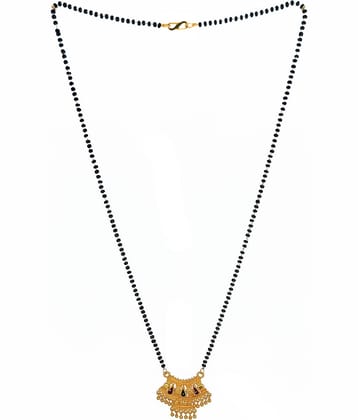 JIPPA - Golden Mangalsutra ( Pack of 1 )