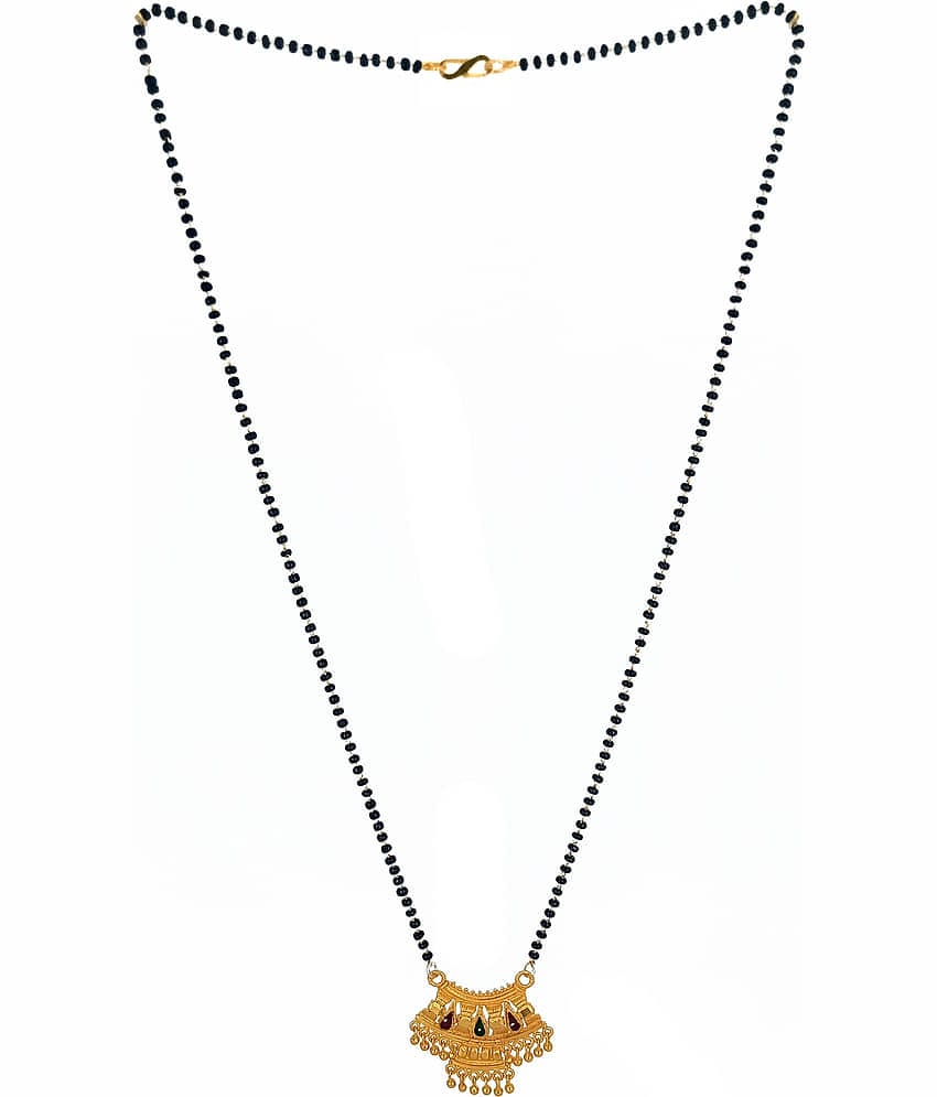 JIPPA - Golden Mangalsutra ( Pack of 1 )