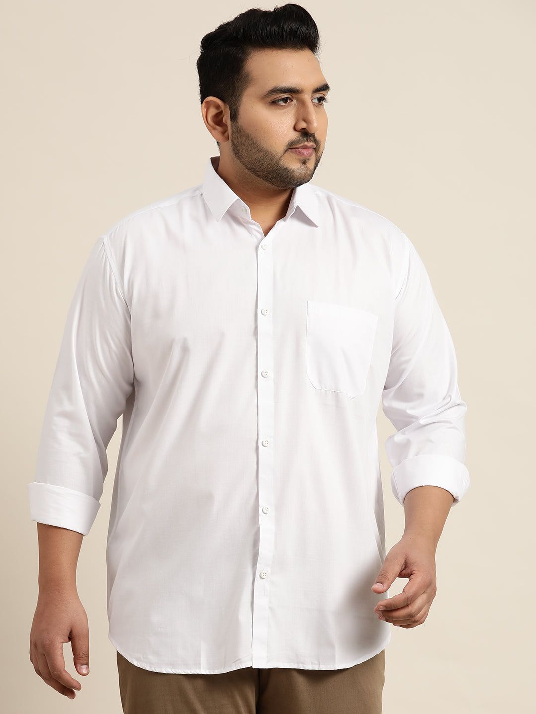 Men's Cotton White-46